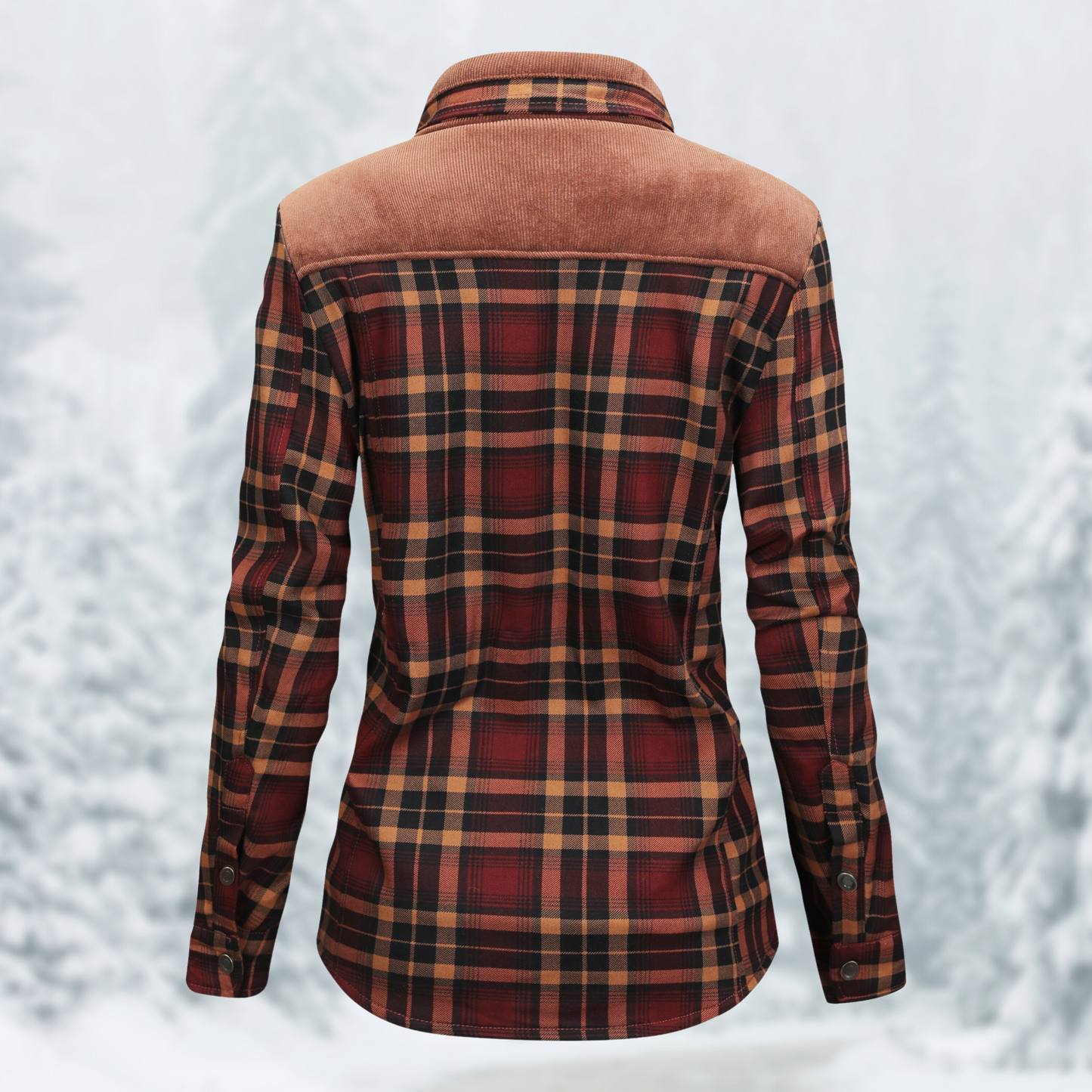 Wandeljack Dames Flanellen Warm en Waterdicht