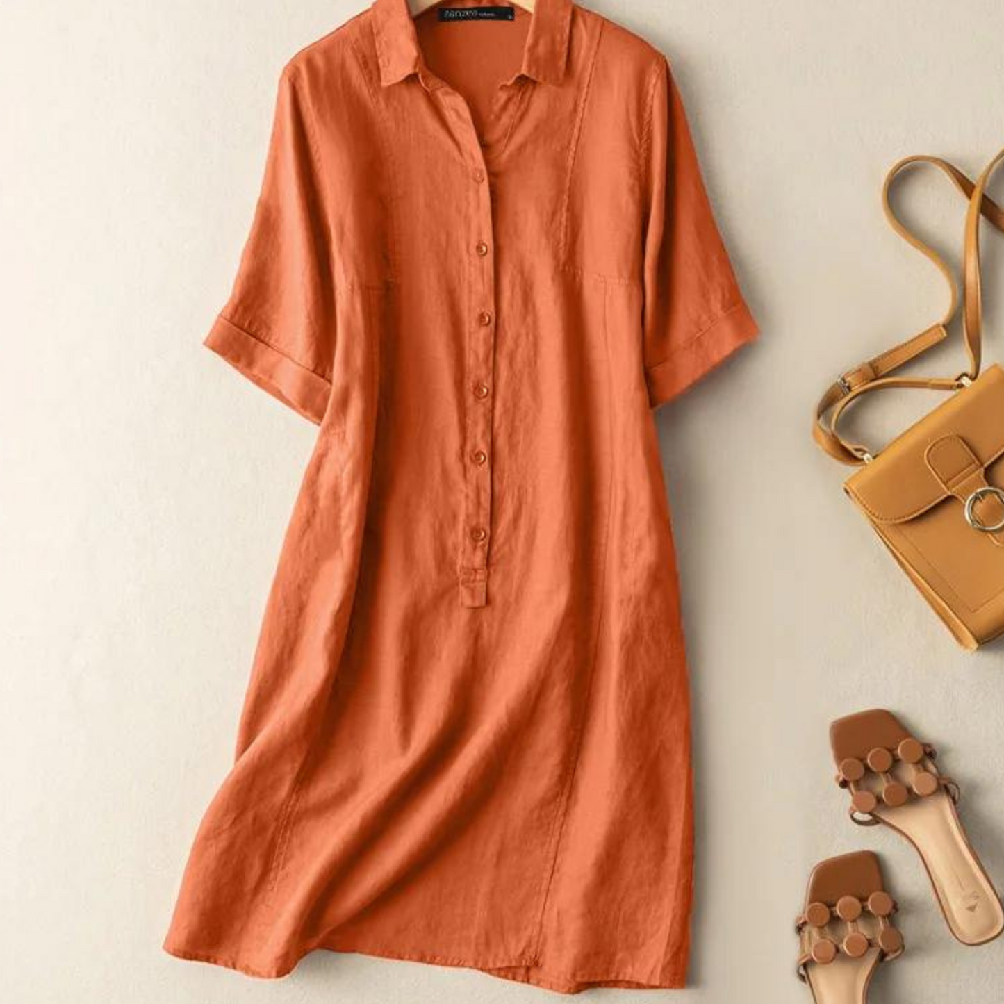 Midi-jurk Casual Vrouwelijk Zomerjurk