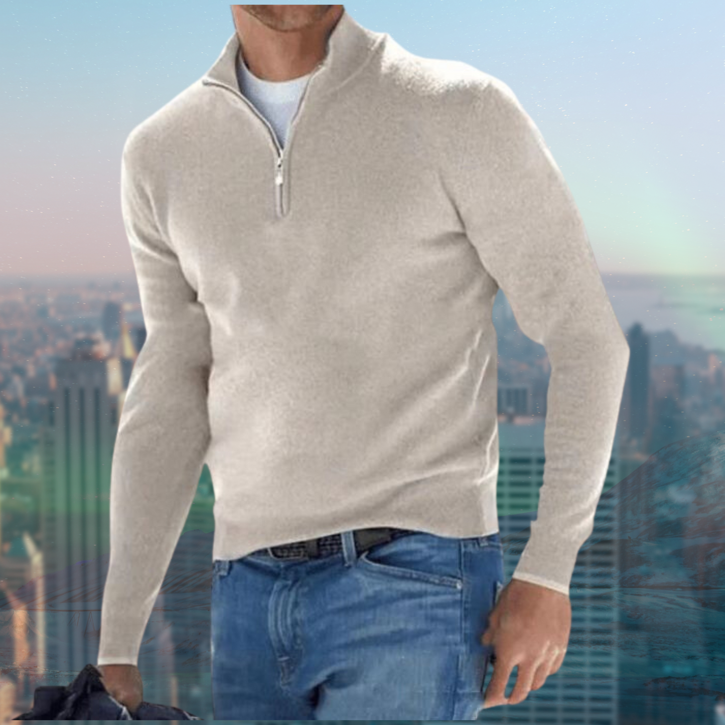 Gebreide Trui voor Mannen Elke Dag Comfortabel - Mode Vibes