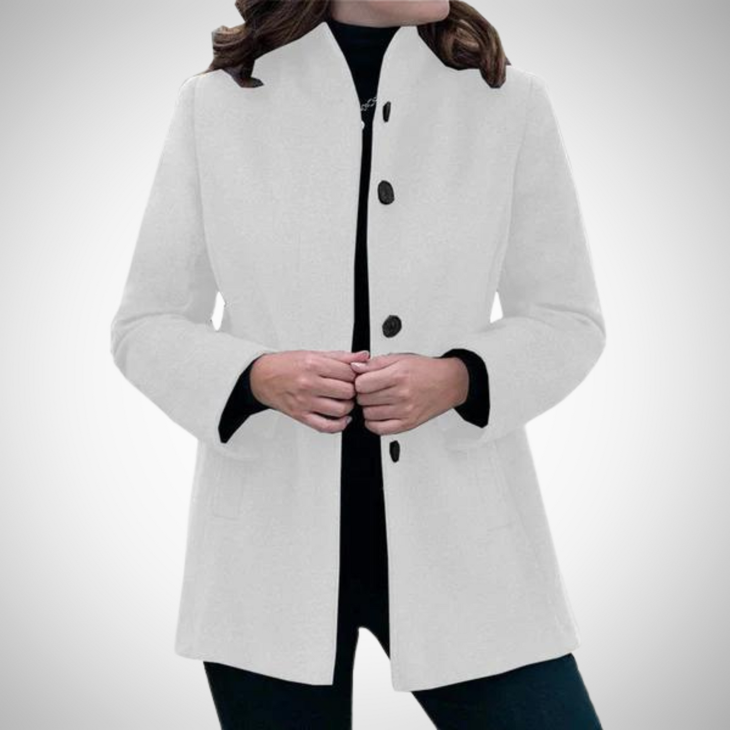 Elegant Jasje Met Knopen voor Vrouw
