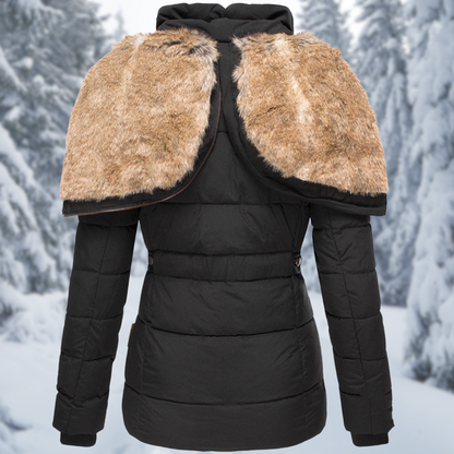 Dames Winterjas Elegante Warm en Waterdicht
