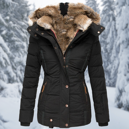 Dames Winterjas Elegante Warm en Waterdicht