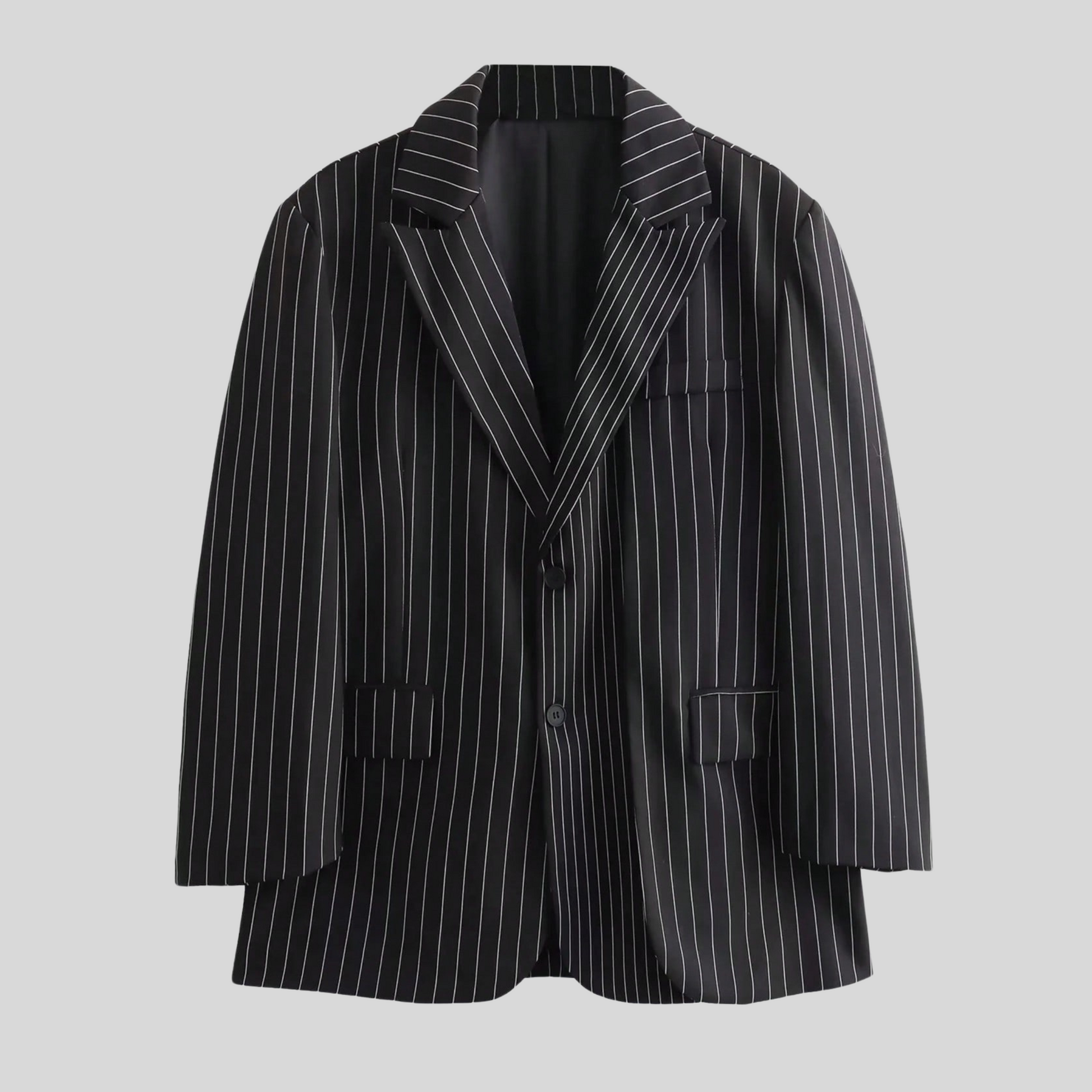 Gestreepte Blazer voor Vrouw Modieus en Stijlvol - Mode Vibes