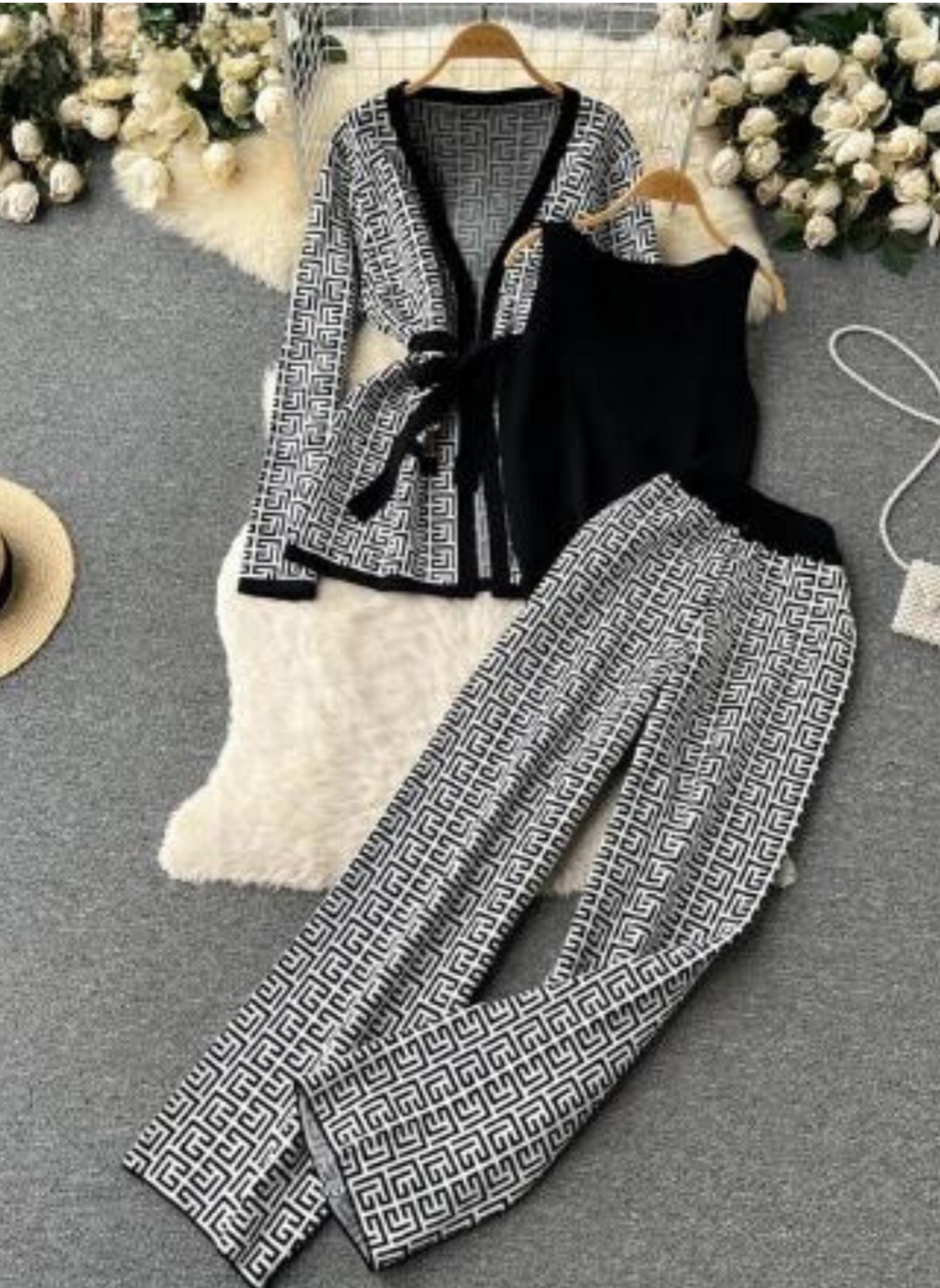 Dameskleding Set 3-Delig Met Mode Print