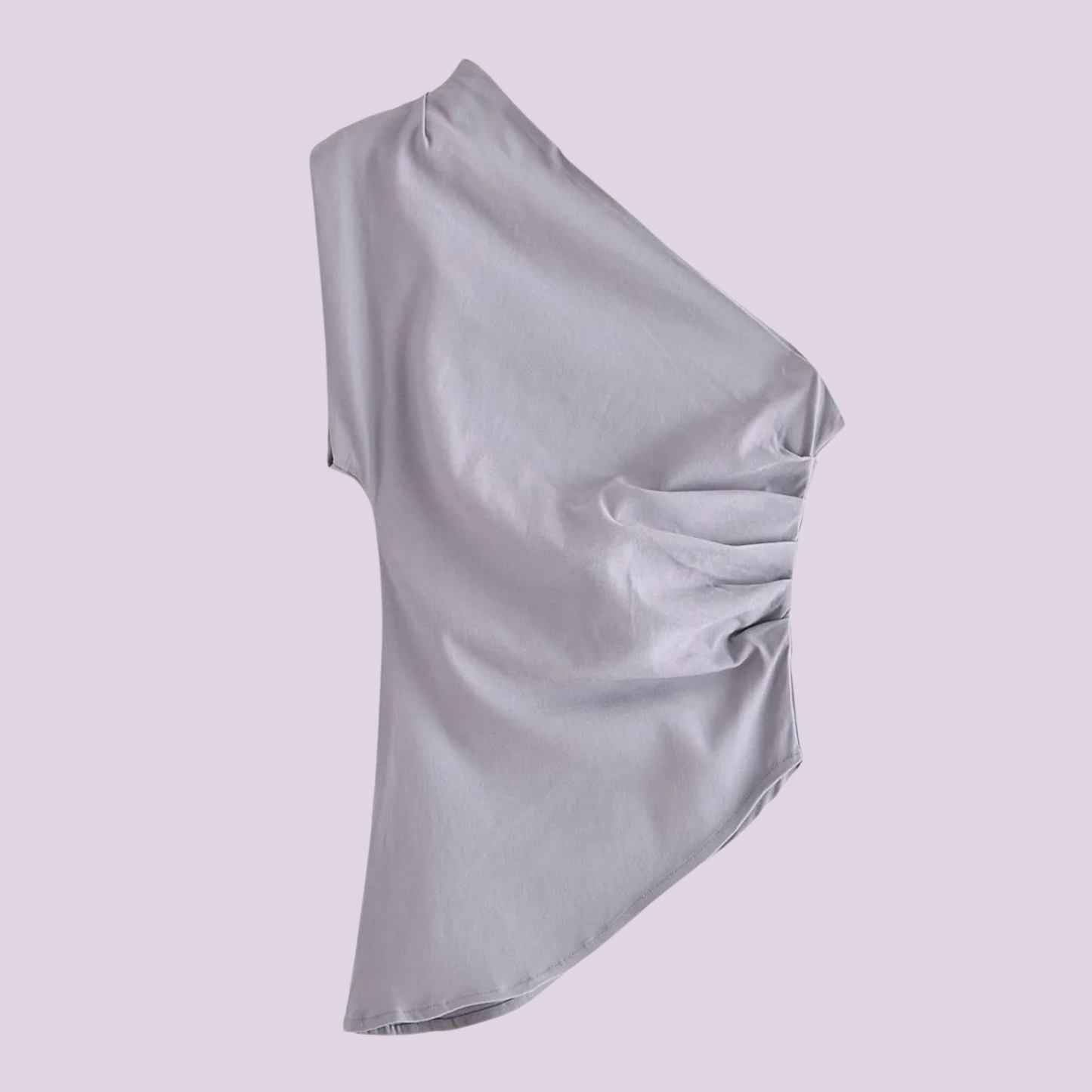 Asymmetrische Top voor Vrouw Zwart Mode - Mode Vibes