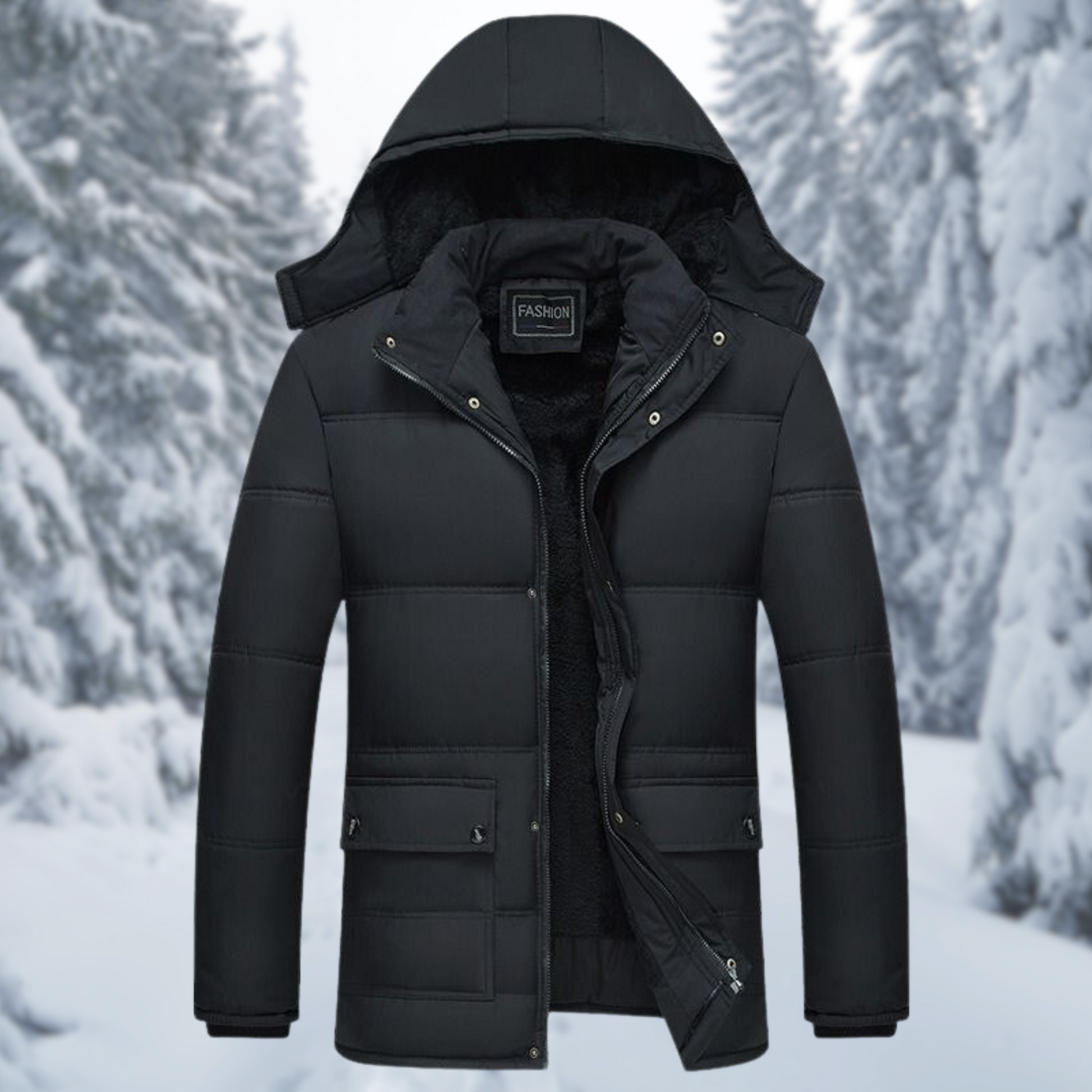 Winterjack Gevoerd Warm voor Mannen - Mode Vibes