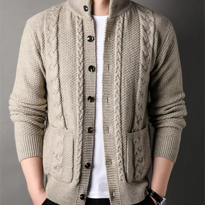 Stijlvol Gebreid Herenvest Raf Design