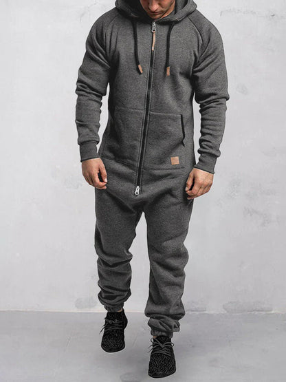 Jumpsuit met Capuchon Heren Sportief