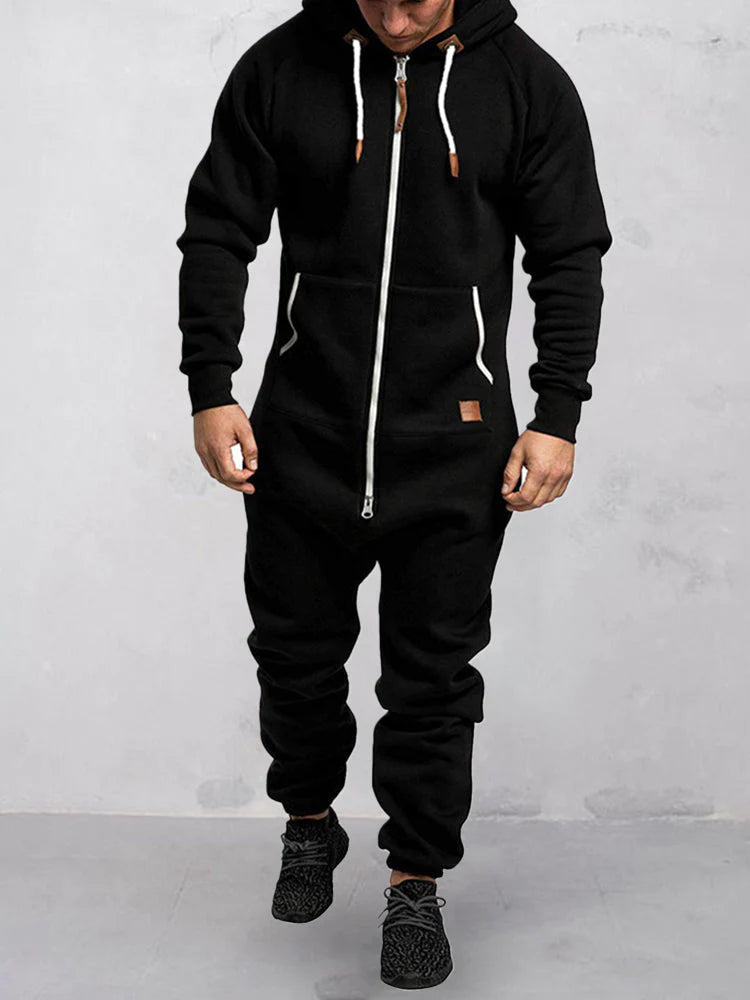Jumpsuit met Capuchon Heren Sportief