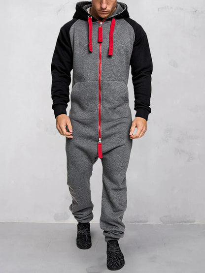 Jumpsuit met Capuchon Heren Sportief