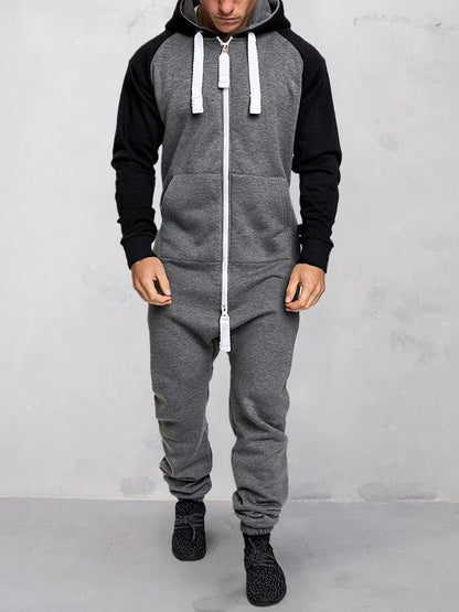 Jumpsuit met Capuchon Heren Sportief