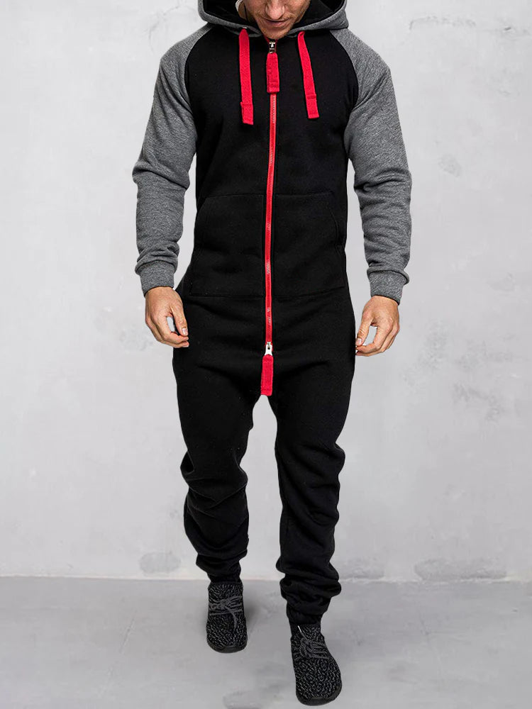 Jumpsuit met Capuchon Heren Sportief