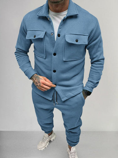 Heren Heren Sport Set Jasje Jogger Broek Casual Look