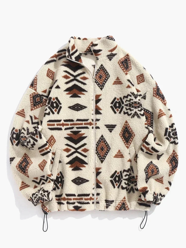 Vrouwelijke Trui met Etnische Print Kleurrijk Design