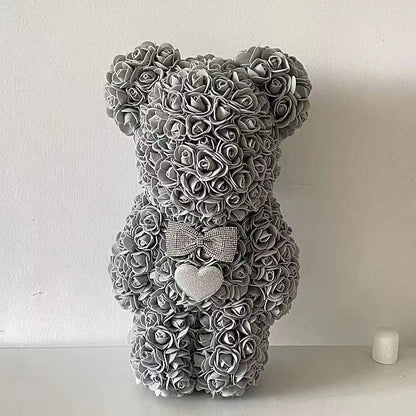 Valentijnsdag Teddybeer met Rozen
