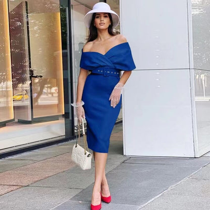 Vrouwelijke Jurk Poppy Stijlvol en Elegante Zomerjurk
