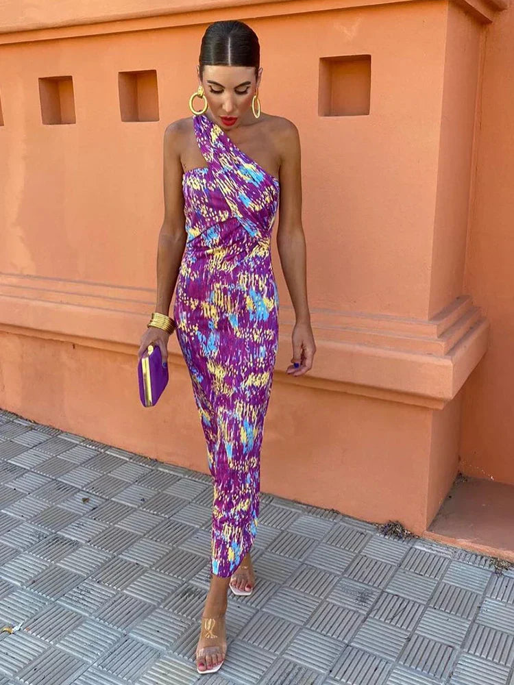 Dames Midi-jurk Elegant Model