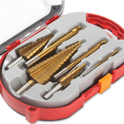 Titanium Boorset 6-delige Set voor Metaal en Hout - Mode Vibes