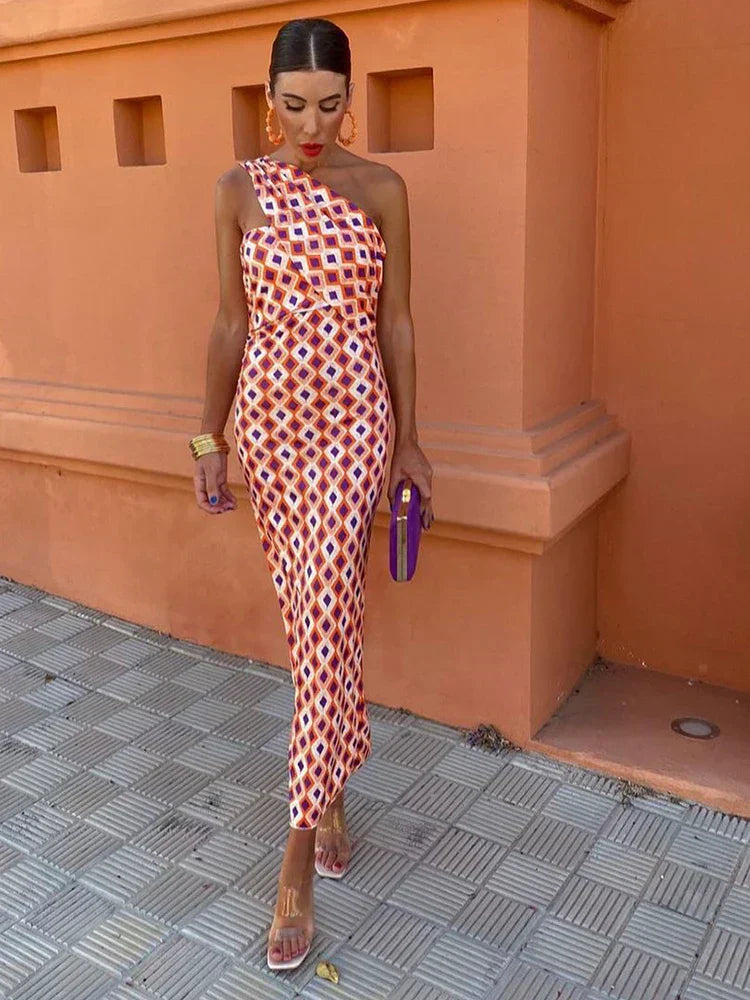 Dames Midi-jurk Elegant Model