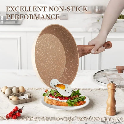 Anti-aanbak Koekenpan Granite Pro Met Non-Stick Laag