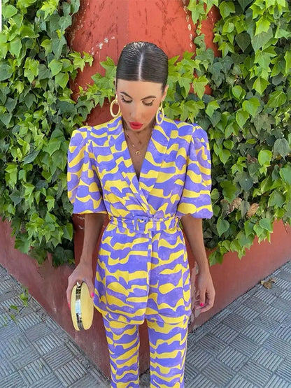 Dames Zomerset Tweedelig Elegant Model - Mode Vibes
