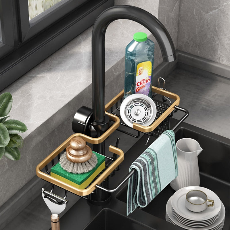 Gootsteen Organizer Keuken Opberglas Modern Design