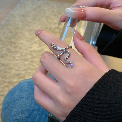 Slang Ring Unieke Zilveren Sieraden