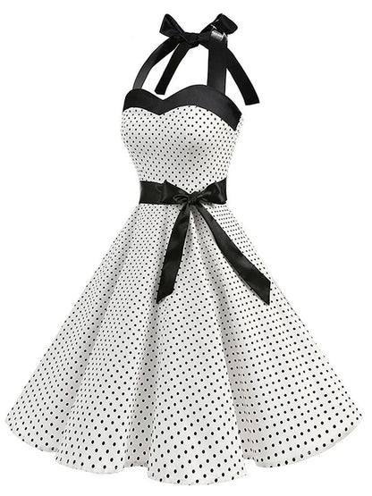 Zonnestraal Retro Charme Polka Dot Zomerjurk