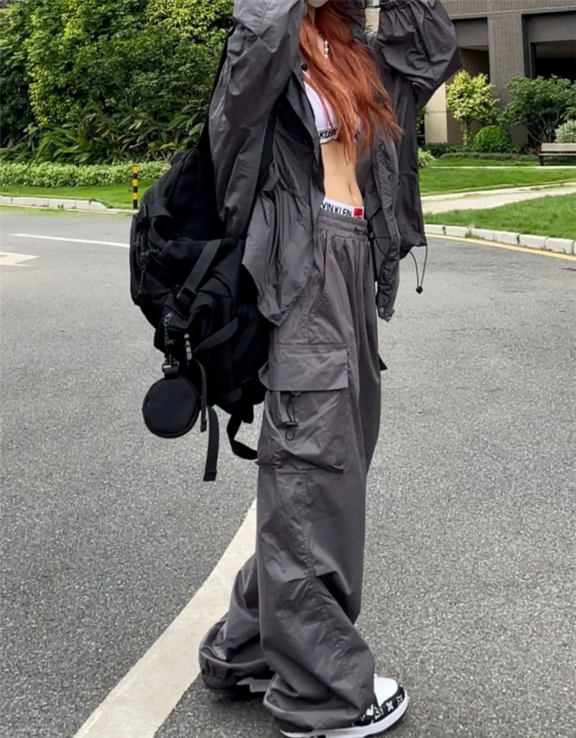 Parachute Black Pants van BlackWave