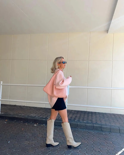 Pazia - Roze Trui voor Dames Mode