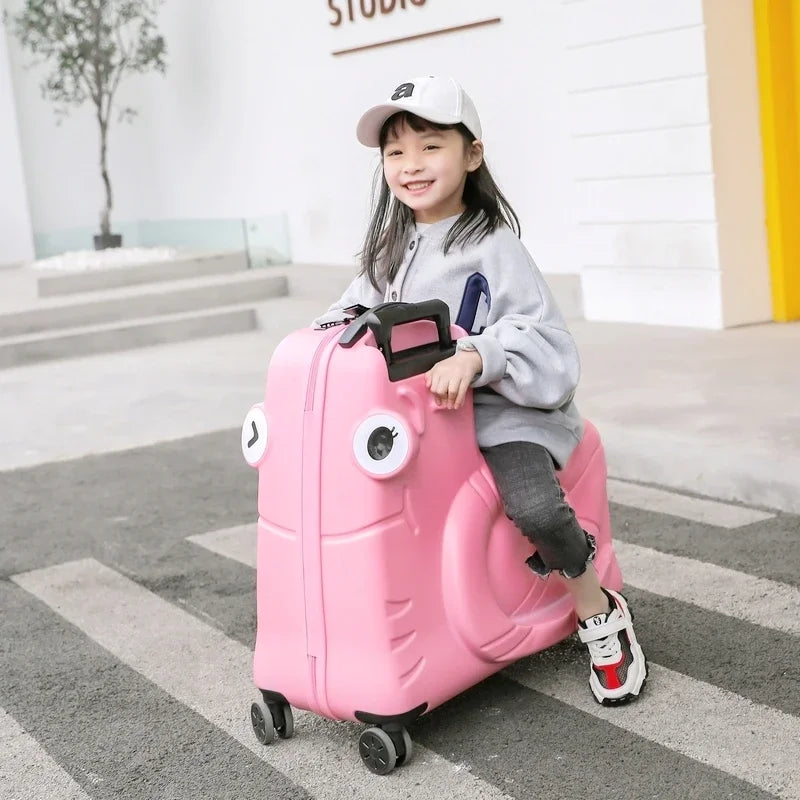 Kinderzitkoffer Scooter met Zitplaats voor Peuter