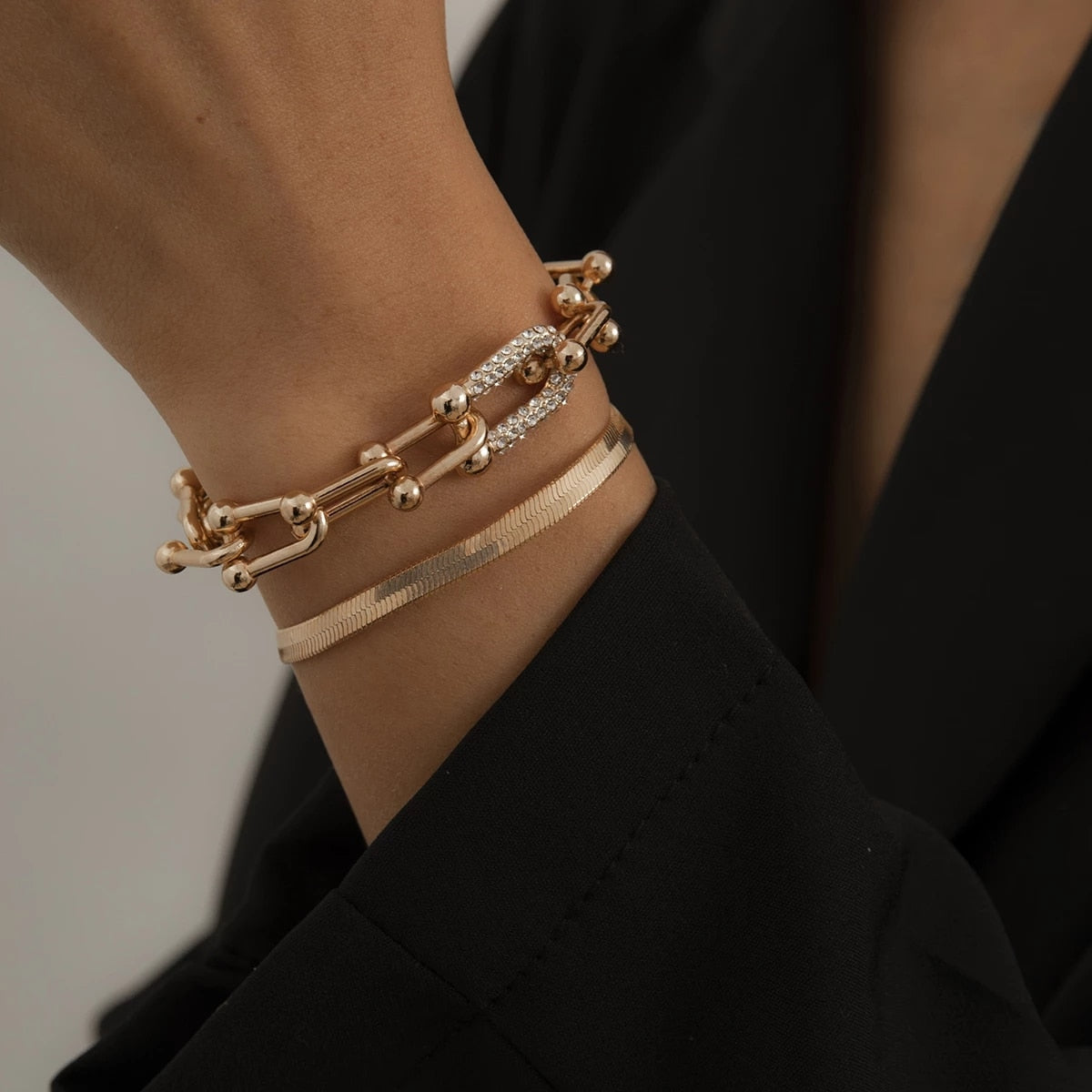 Gouden en Zilveren Armband Set 2-delig - Mode Vibes