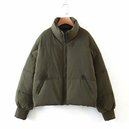 Dames Puffer Jas Lichtgewicht Warme Parka