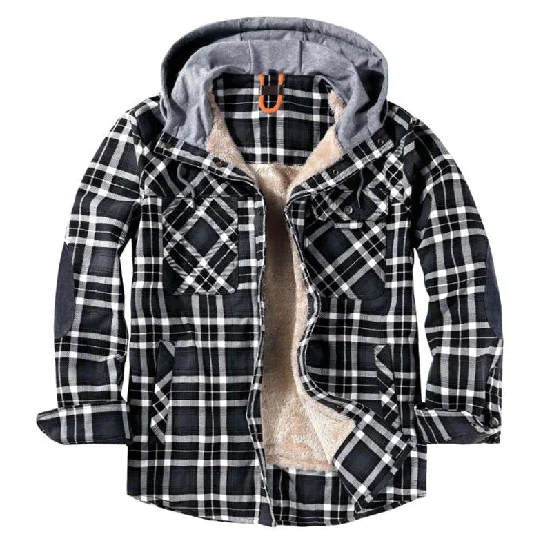 Geruit Herenjack Dapper Stevig Waterdicht - Mode Vibes