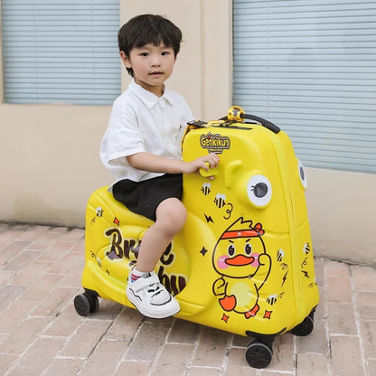 Kinderzitkoffer Scooter met Zitplaats voor Peuter
