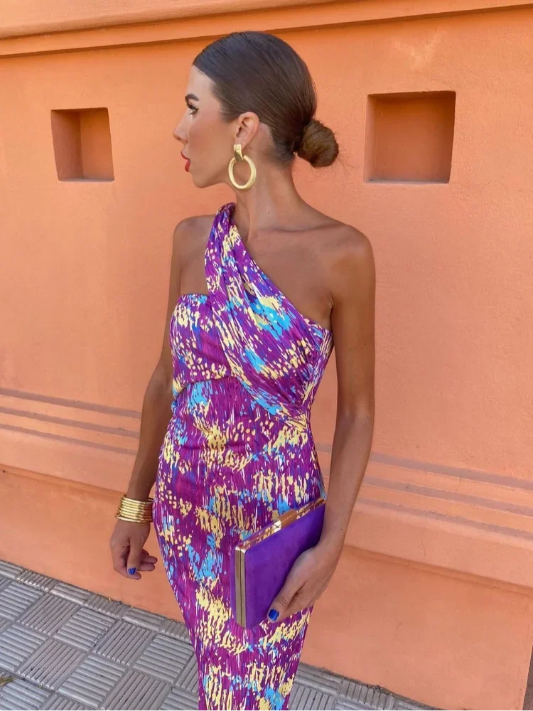 Dames Midi-jurk Elegant Model
