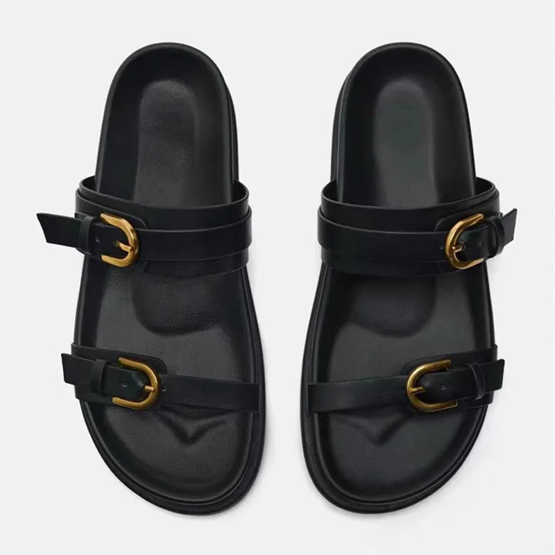 Zomerlief Comfortabele Gespsandalen