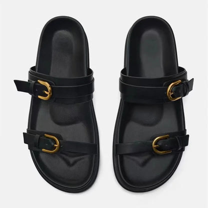 Zomerlief Comfortabele Gespsandalen
