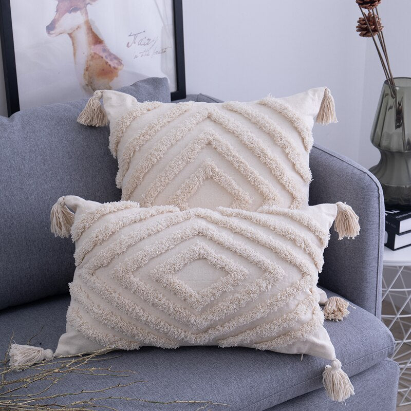 Boho Kussenslopen Ibizastoere Stof Geïnspireerd