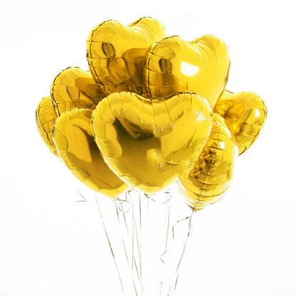 Valentijnsballonnen Hartjes 20 Stuks Rode Liefdesballonnen