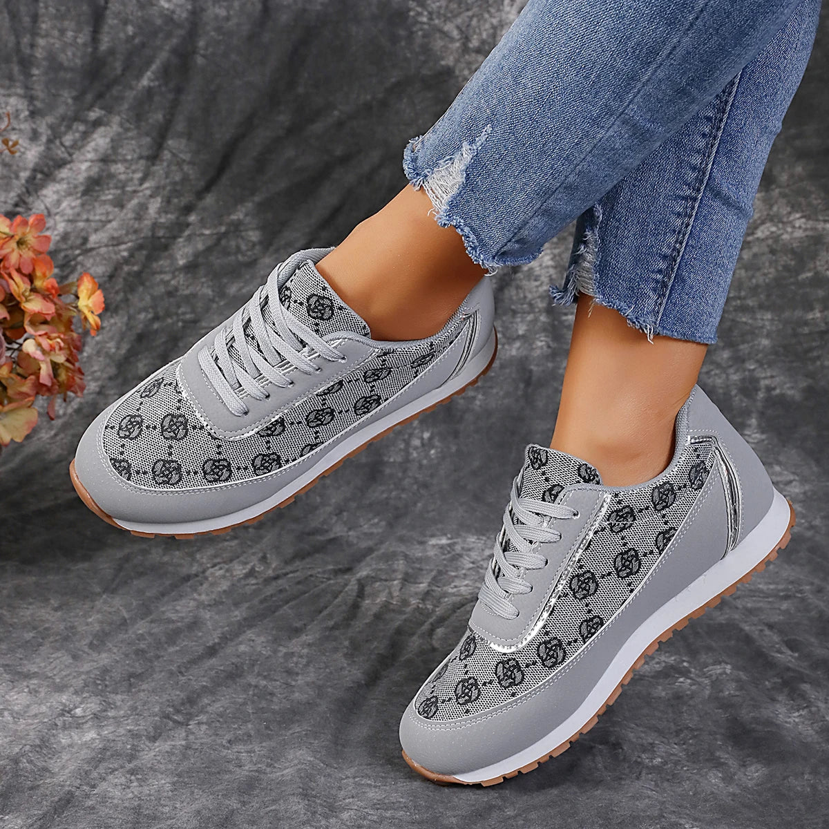 Vrouwenschoenen Casual Comfortabel Leer