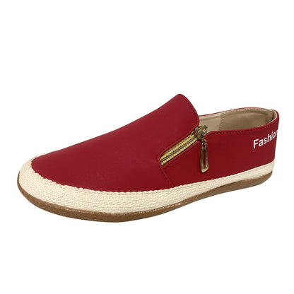 Dames Slip-On Sneaker Comfortabel Zacht Leer