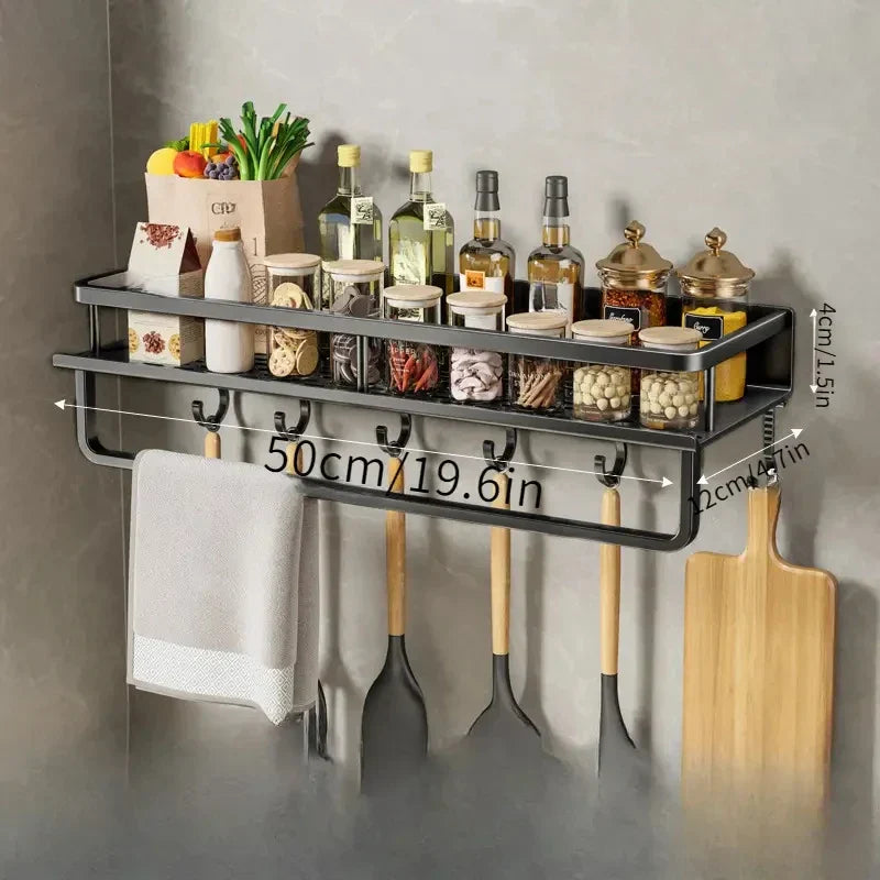 Zwart Keukenrek Modern Design voor Keukengerei