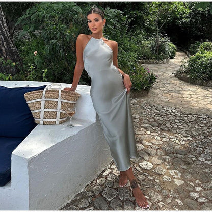 Mouwloze Jurk met Riempjes Zomer Jurk Vrouw - Mode Vibes