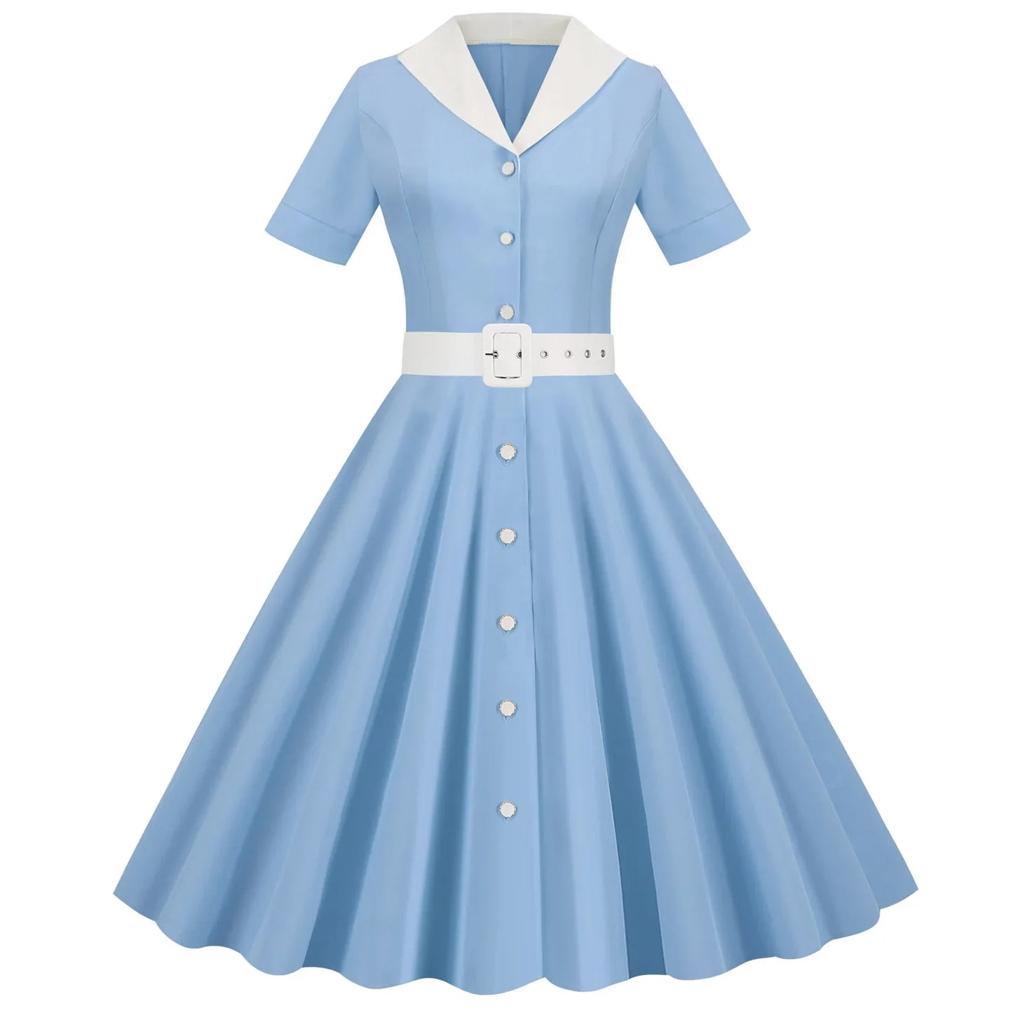 Luna Elegante V-Hals Zomer Jurk