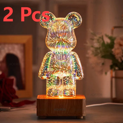 3D Vuurwerk Sfeerlamp Magisch Projectielicht StarBear