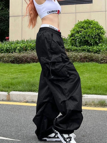Parachute Black Pants van BlackWave