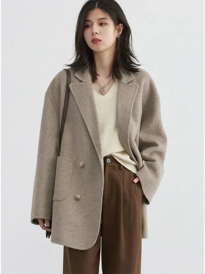 Damesjas Wollen Luxe Aurora Warm
