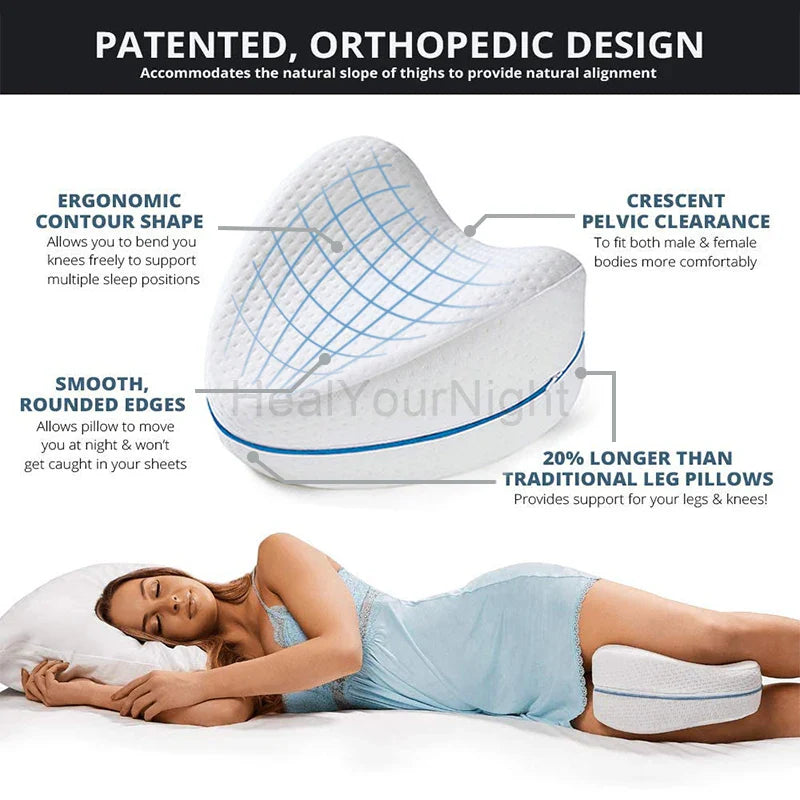 Orthopedisch Beenkussen met Memory Foam voor Optimaal Comfort