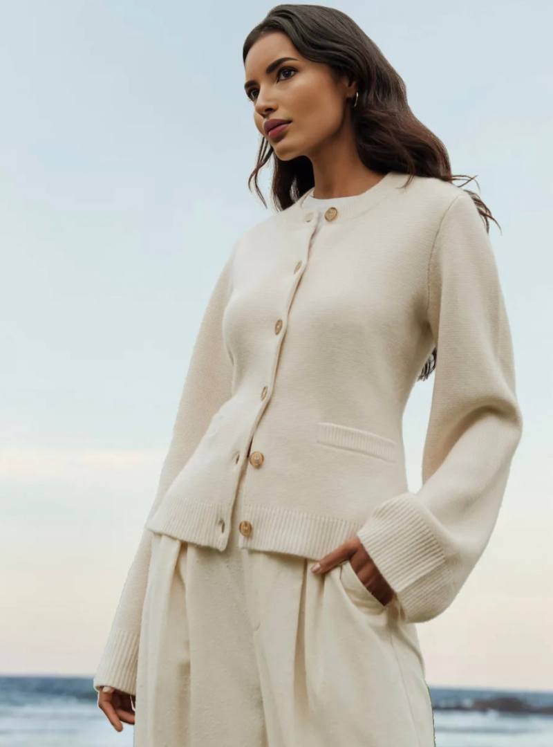 Sabine | Cardigan casual con maniche svasate